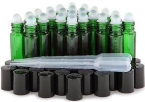 img 4 attached to 🌿 The Ultimate in Eco-friendly Storage: Vivaplex Green Glass Roll Bottles for Premium Quality and Sustainability!