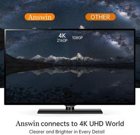 img 3 attached to 🔌 Кабель Answin DisplayPort to HDMI 4K, однонаправленный преобразователь DP в HDMI для HP, DELL, GPU, AMD, NVIDIA и других - 6 футов