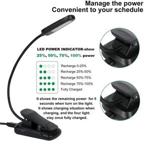 img 1 attached to FlashBiu Reading Rechargeable Brightness Black 2