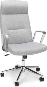 img 3 attached to HON Basyx Merger Executive Chair: Top-Notch Commercial-Grade Premium Office Chair in Elegant Grey Design