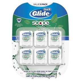 img 4 attached to 🦷 Glide Oral-B Dental Floss, Scope Flavor, 40m (6-Pack)