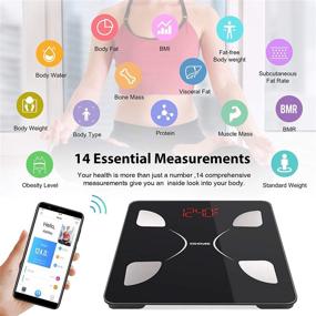 img 3 attached to 📱 Innovative Bluetooth Body Fat Scale: Transform Your Health with Wireless BMI Analysis & Smart Monitoring!