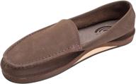 👞 premium rainbow sandals comfort classics: men's leather loafers & slip-ons – stylish and comfortable footwear логотип