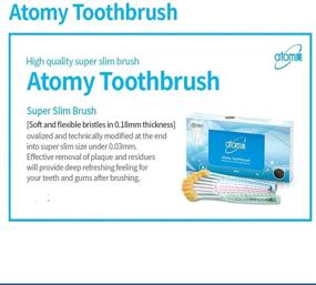 img 2 attached to 🦷 Enhance Your Dental Hygiene with Atomy Toothbrush: Pack of 8 High-Quality Toothbrushes