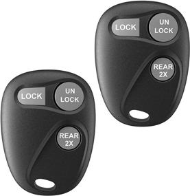 img 4 attached to VOFONO 3-Button Keyless Entry Remote Control Key Fob for Chevrolet Tahoe/Suburban/Yukon/Express (Fits 1996-2000 Tahoe, 1997-1999 Suburban, 1997-1999 Yukon, and 1997-2002 Express) ABO1502T 16245100-29, 16245105