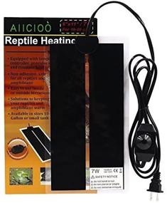 img 2 attached to 🦎 Aiicioo Reptile Heating Pad - 7W Terrarium Heating Pad with Temperature Thermometer: Electric Heated Warmer for Reptile Tanks