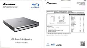 img 1 attached to 📀 Pioneer BDR-XS07S: Portable 6X Blu-ray Burner with USB Cable - Burn CD DVD BD DL BDXL Discs, Externally