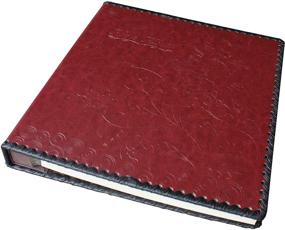 img 1 attached to 📸 Beautyus Leather Family Photo Album Book | Wine Red | Holds 3x5, 4x6, 5x7, 6x8, 8x10 Photos