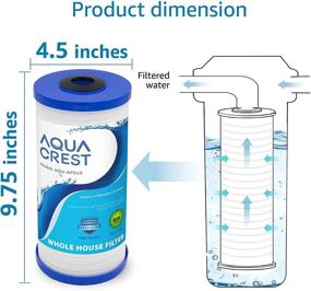 img 3 attached to 🚰 Enhance Your Water Quality with AQUACREST Replacement Aqua Pure Whirlpool WHKF GD25BB