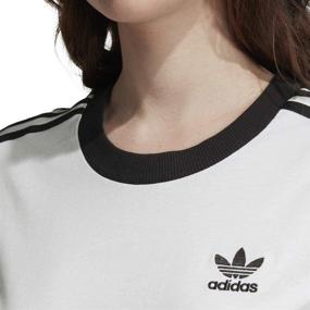 img 2 attached to 👕 adidas Women's 3 Striped Originals T-Shirt