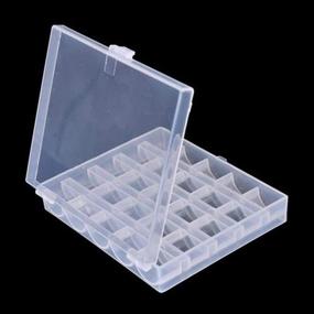 img 3 attached to Bobbin Box, LNKA 2-Box Bobbin Organizer Plastic Case for Brother, Janome, Singer Sewing Machine - Holder & Container Box