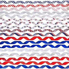 img 3 attached to Assorted Patriotic American Grosgrain Wrapping
