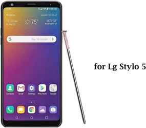 img 3 attached to 🌹 Red Rose Stylus Pen with Touch Sensor - Replacement S Pen for LG Stylo 5, Stylo 5 Plus, Q730