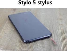 img 2 attached to 🌹 Red Rose Stylus Pen with Touch Sensor - Replacement S Pen for LG Stylo 5, Stylo 5 Plus, Q730