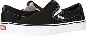 img 4 attached to Vans Classic Slip Black White: The Ultimate Slip-On Sneaker for Timeless Style