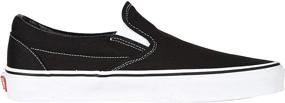 img 3 attached to Vans Classic Slip Black White: The Ultimate Slip-On Sneaker for Timeless Style