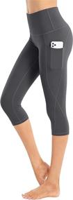 img 3 attached to 👖 Premium Women's Yoga Leggings: HOFI High Waist Pants with Pockets, 4-Way Stretch Workout & Running Tights