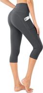 👖 premium women's yoga leggings: hofi high waist pants with pockets, 4-way stretch workout & running tights логотип