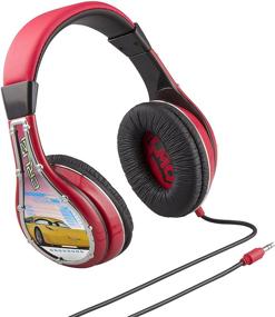 img 3 attached to 🎧 eKids Cars Kids Headphones: Adjustable Headband, Stereo Sound, Tangle-Free Wired Headphones for Kids - Ideal for School, Home, and Travel