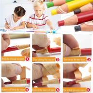 peel off markers pencils crayons colorful logo