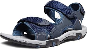 img 4 attached to ATIKA Outdoor Sandals Lightweight Athletic Men's Shoes for Athletic