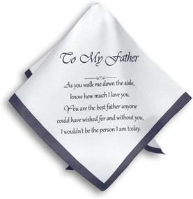 img 4 attached to Father Bride Handkerchief Italian Wedding
