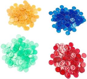 img 1 attached to 🔮 Yuanhe Bingo Magnetic Wand - 4set with 100 Chips in Red, Green, Yellow, and Blue Colors