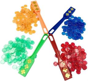 img 3 attached to 🔮 Yuanhe Bingo Magnetic Wand - 4set with 100 Chips in Red, Green, Yellow, and Blue Colors