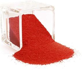 img 4 attached to WGV Unity Red Coarse Sand 1lb for DIY Crafts, Vase Filler, Therapy Play, Planter Terrarium Centerpiece Decor for Wedding, Party, Home Office, Garden