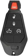 🔑 affordable keyless remote fob replacement for challenger charger magnum - car ignition key logo