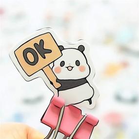 img 2 attached to 🐼 Adorable Panda-themed Scrapbooking Stickers Set - 320pcs DIY Crafts Embellishment for Journal Planner and Diary