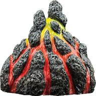glofish volcano aquarium decor ornament logo