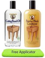 🪓 howard butcher block conditioner and cutting board oil 12 oz - food grade conditioner and oil. ideal for heavy use cutting boards and utensils. rehydrate your cutting blocks easily! logo