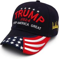 trump 2024 hat: show your support with this donald trump 2024 cap - keep america great, maga usa embroidery, adjustable baseball cap logo