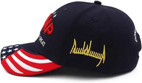 img 1 attached to Trump 2024 Hat: Show your Support with this Donald Trump 2024 Cap - Keep America Great, MAGA USA Embroidery, Adjustable Baseball Cap