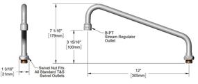 img 1 attached to 062X Swing Nozzle in Brass