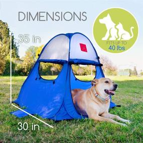 img 3 attached to 🐕 MYDEAL PRODUCTS Large Outdoor Pop Up Dog Tent: Ultimate Shade and Weather Protection for Dogs - Perfect for Yard, Beach and Outdoors!