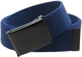img 2 attached to Canvas Flip Top Black Buckle Solid