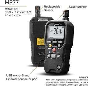 img 1 attached to 🔍 Optimized FLIR MR77 Moisture Meter with Pinless Technology