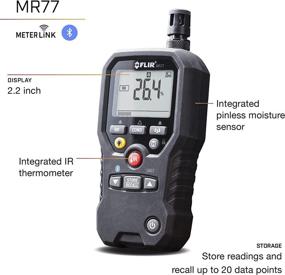 img 2 attached to 🔍 Optimized FLIR MR77 Moisture Meter with Pinless Technology