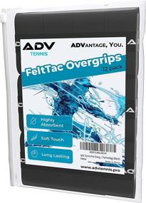 img 4 attached to 🎾 ADV Tennis Dry Overgrip - 12 or 30 Pack - High Velvety Comfort with Exclusive FeltTac Material - Ultra Absorbent Grip Tape - Pro Tested & Designed