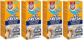 img 1 attached to 🐾 Arm &amp; Hammer Pet Fresh Carpet Odor Eliminator Plus Oxi Clean Dirt Fighters - Pack of 4