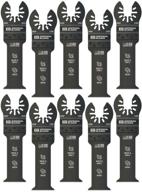 🔪 imperial blades iboa133-10 one fit 1-1/4" extended plunge thick wood blade, 10pc: a versatile multi-use woodworking tool logo