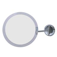 🔍 z9w5 single sided non-lighted wall mount mirror with 5x magnification logo