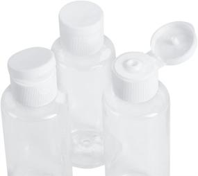 img 2 attached to Bekith Plastic Travel Bottles Set: Convenient Containers for On-the-Go