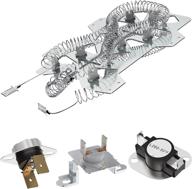 🔥 high-quality replacement dryer heating element and fuse kit for samsung dv40j3000ew a2, dv45h7000ew a2, dv42h5000es – includes dc47-00019a, dc96-00887a, dc47-00016a, and dc47-00018a (4-piece) логотип