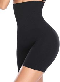 img 4 attached to 🩱 VENDAU High Waisted Compression Power Shorts - Body Shaper Panties for Waist Shapewear