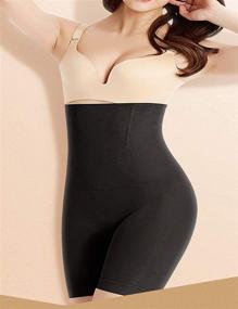 img 3 attached to 🩱 VENDAU High Waisted Compression Power Shorts - Body Shaper Panties for Waist Shapewear