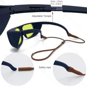 img 1 attached to 🔧 Enhanced Safety and High Torque Protection: Professional 190Nm to 450Nm Violet Safety Glasses