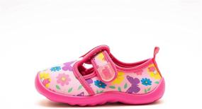 img 1 attached to 👧 AQUAKIX Tstrap Toddler Water Sports Shoes for Girls - Athletic Footwear